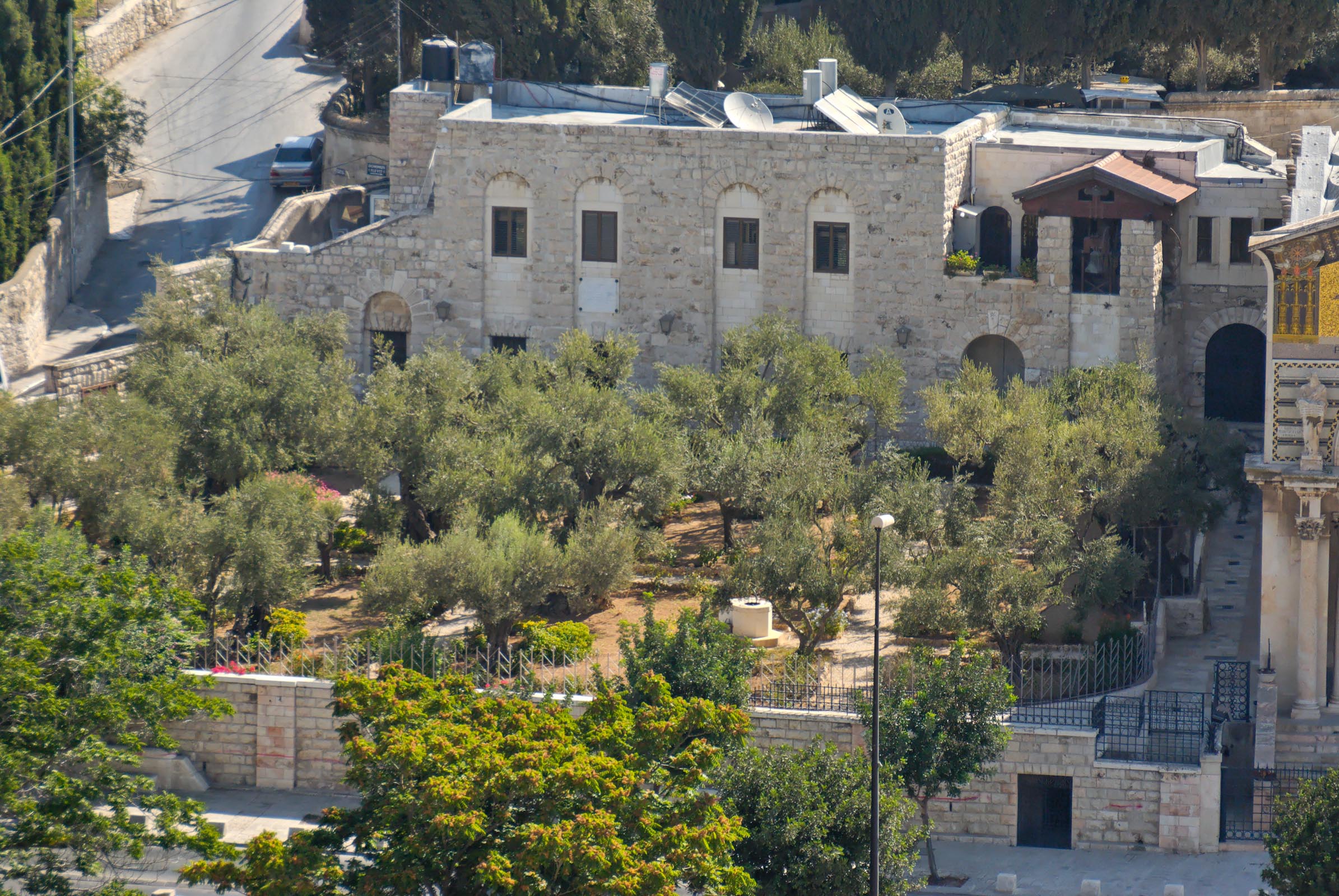 Garden of Gethsemane from west, tb091306244